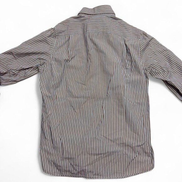 Vintage Abercrombie & Fitch Men’s Shirt Medium Striped Button Up Muscle 90s - Picture 5 of 5